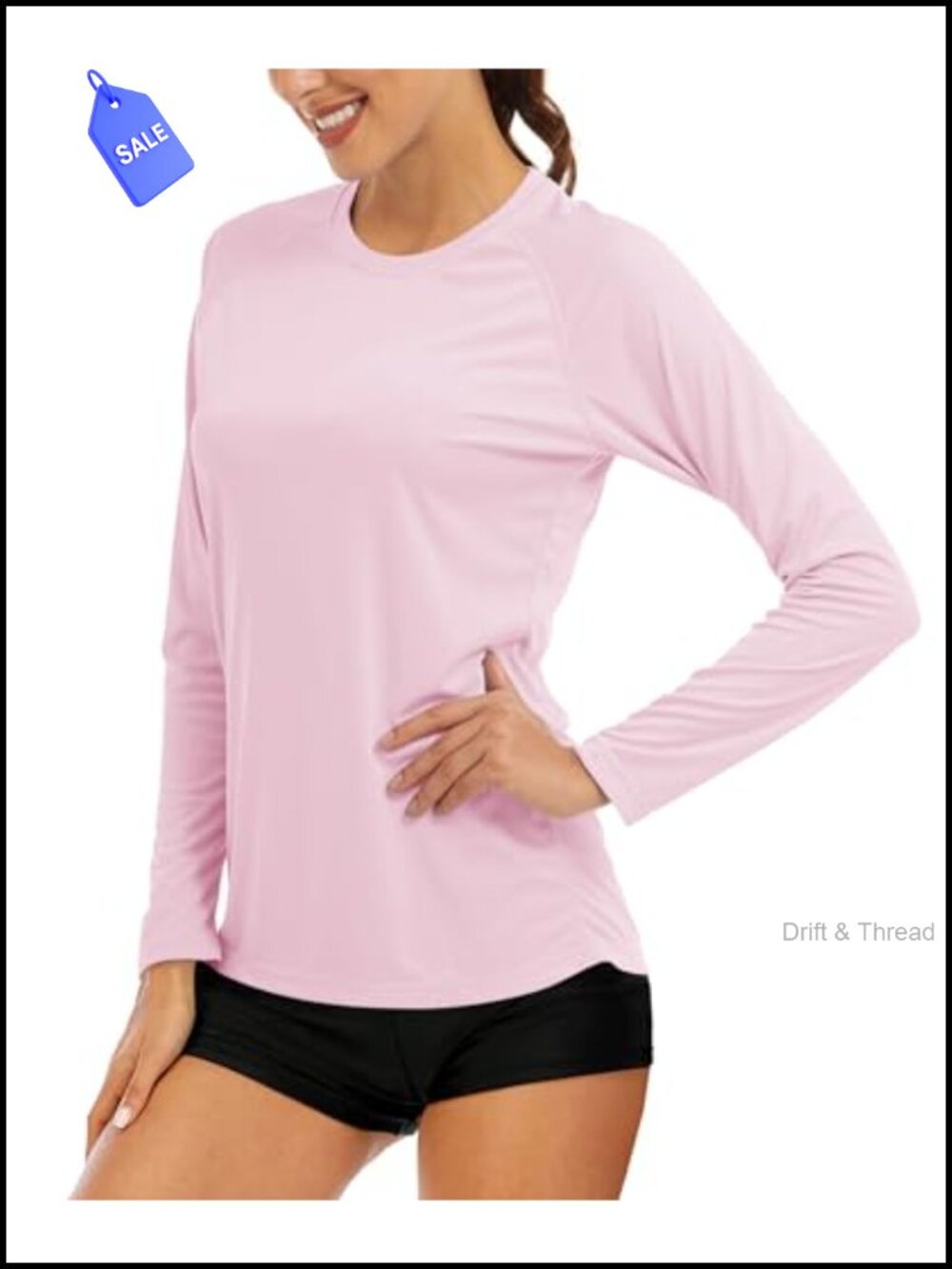 Women's UPF 50+ Sun Protection Long Sleeve Shirt Quick Dry Hiking Fishing
